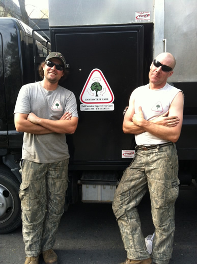 Image of two of the Enviro Tree Care crew