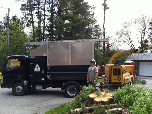 Image of an ETC crew member and the company equipment